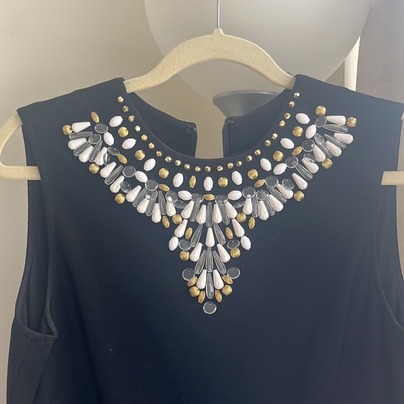 Black Embellished Milly Dress - Picture 2 of 5